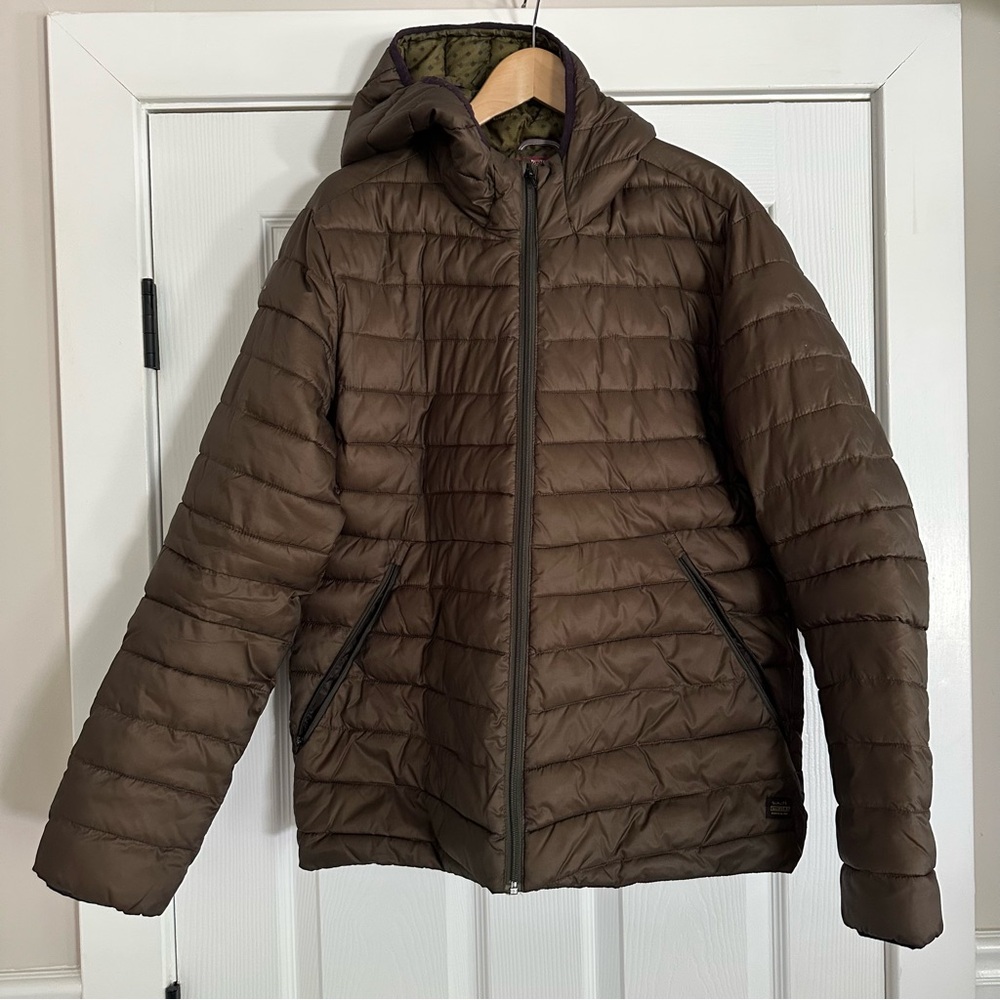 Scotch and Soda Puffer Jacket, Olive, XL